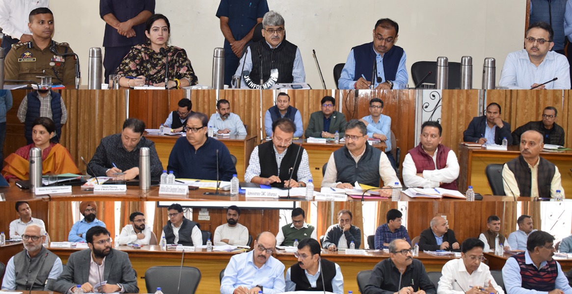 'Chief Secretary reviews implementation of key developmental initiatives and flagship schemes in Udhampur'
